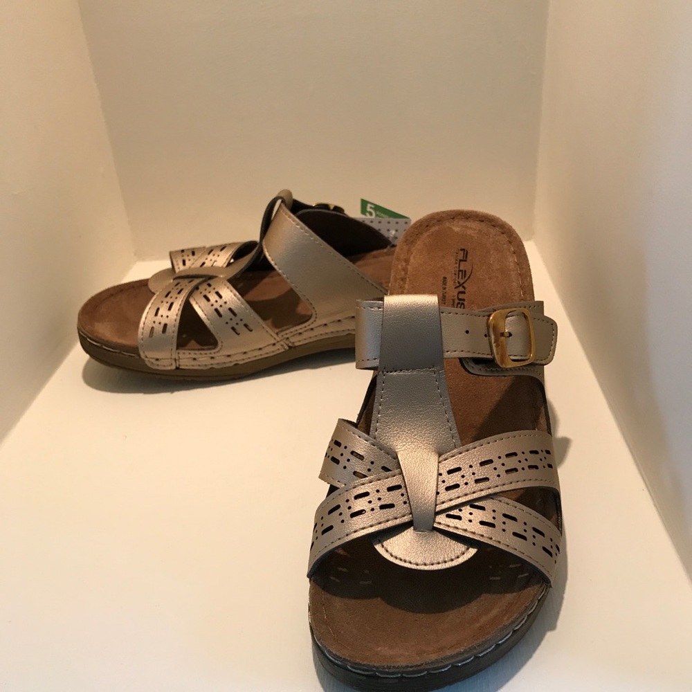 FLEXUS Slide Sandals with Comfort Insole - Picture 2 of 5